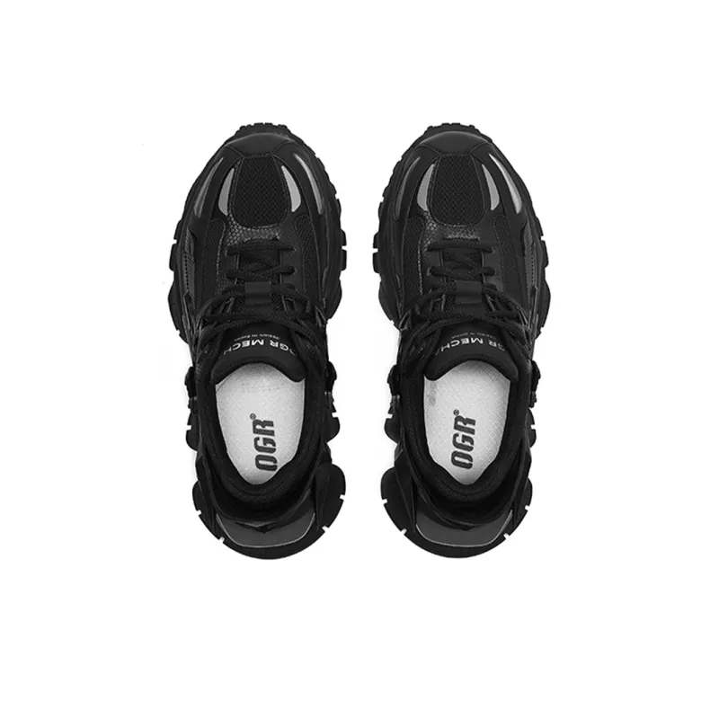 OGR Wanderers Collection Chunky Sneakers Unisex Black-3