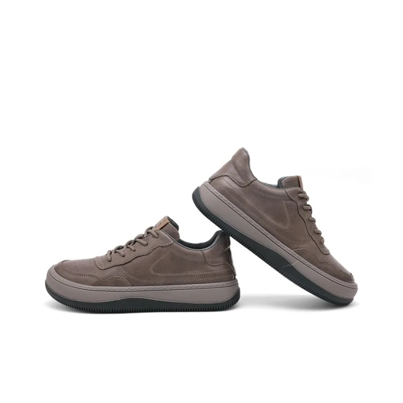 Mr.shang Casual Shoes Men Low Top Brown/Jasper-1