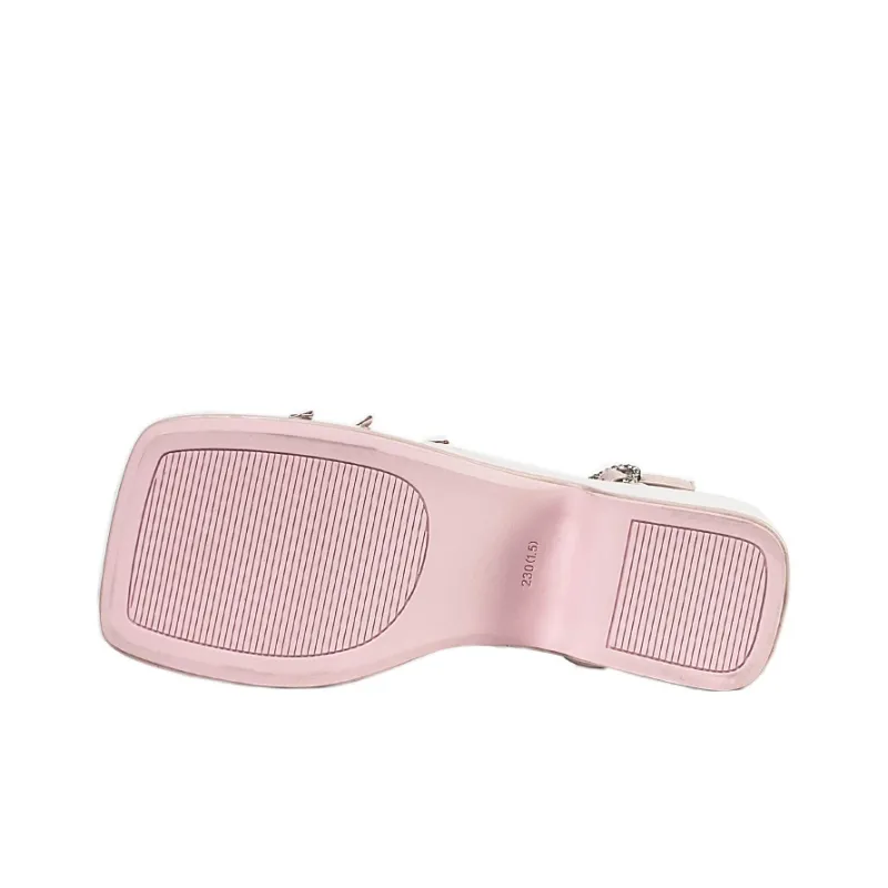 Wonderful Couple One Strap Sandals 7cm Women's-40