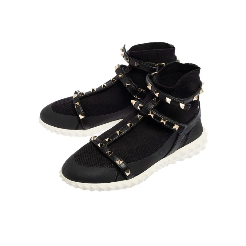 Valentino Casual Shoes Women's Mid Top Black-2