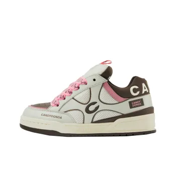 CANDYDONDA Anti-Slip Wear-Resistant High-Top Skateboard Shoes Unisex Pink