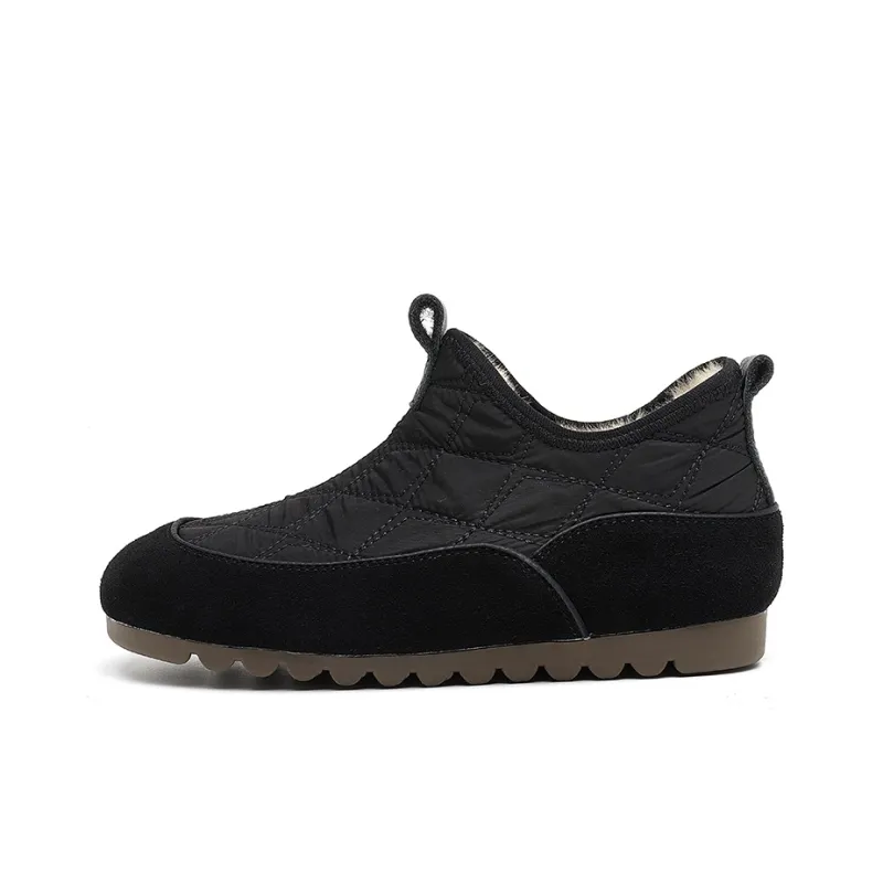 OULISASI Casual Single Shoes Women's Black-0