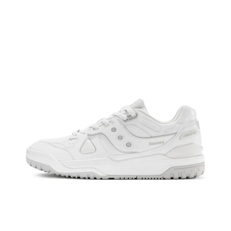 Saucony Cross 90 Low Top Skateboard Shoes Unisex White-0