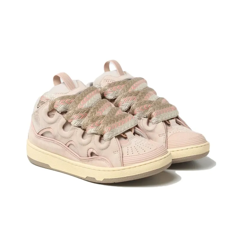 Lanvin Curb Lace-up Sneakers-3