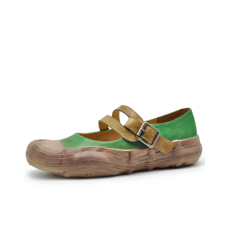 ARTMU Women's Casual Shoes Women's Low Top Green-1