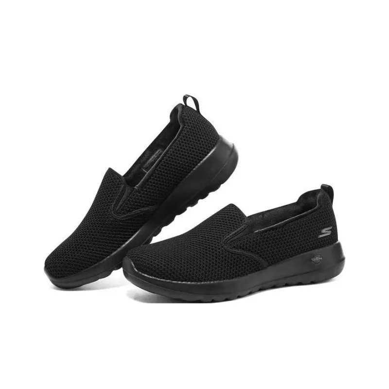 Skechers GO WALK Anti Slip Wear Resistant Low Top Casual Shoes Women's All Black-2