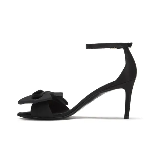 Stuart Weitzman/SW Nudistcurve Loveknot Strap Sandals Women's Black
