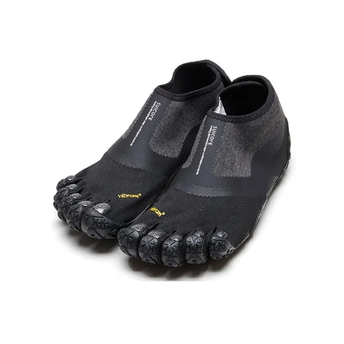 Midorikawa x Suicoke Five Fingers Shoes Slip Resistant Mid Top Sports Casual Shoes Men's Black-1
