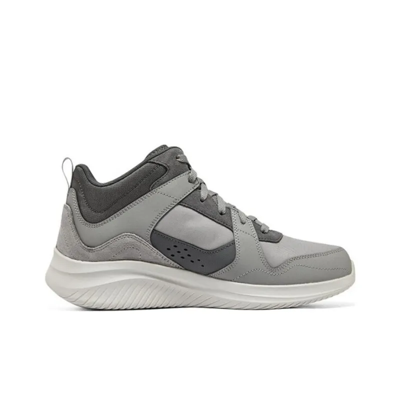 Skechers 3.0 Anti Slip Wear Resistant Mid Top Casual Shoes Men's Gray-1
