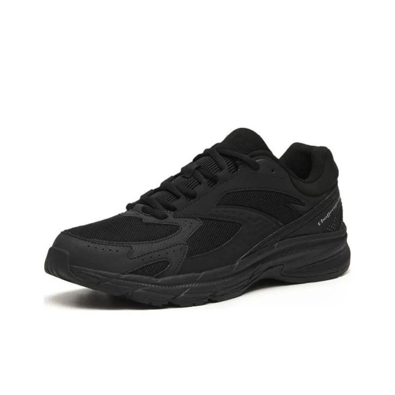 Anta Shock Absorbers With Slip Resistant And Abrasion Resistant Properties Low Top Running Shoes Men's Black-1