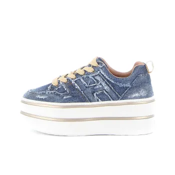 HOGAN H449 Low-Top Platform Shoes Women's Blue