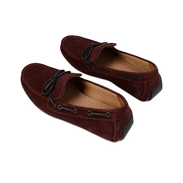 Bottega Veneta Casual Shoes Men's Burgundy-2