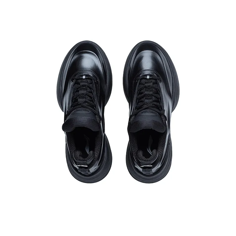 LiNing CF Tracing Collection Low Top Sports Casual Shoes Unisex Black-2