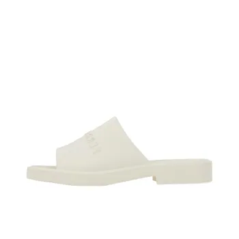 FERRAGAMO Slide Slippers Men's White