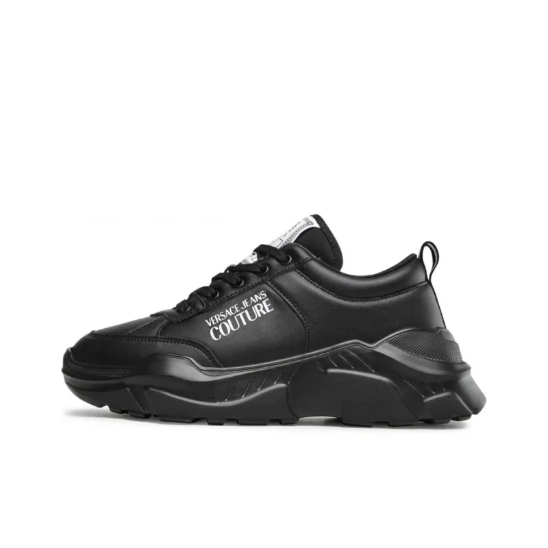 VERSACE JEANS COUTURE Low Top Casual Shoes Men's Black-0