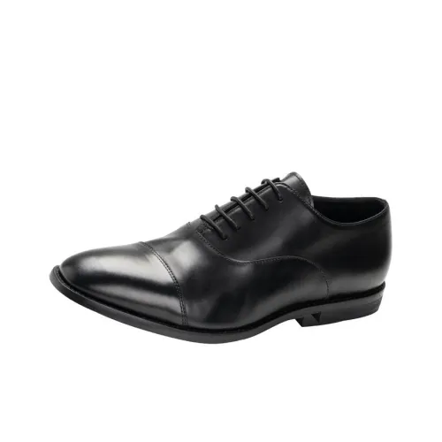 ESTATE Dress Shoes Men Low-Top Black