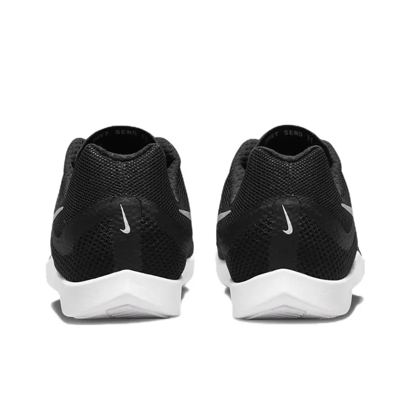 Nike Air Zoom Rival Distance Spikes 'Black Metallic Silver'-4
