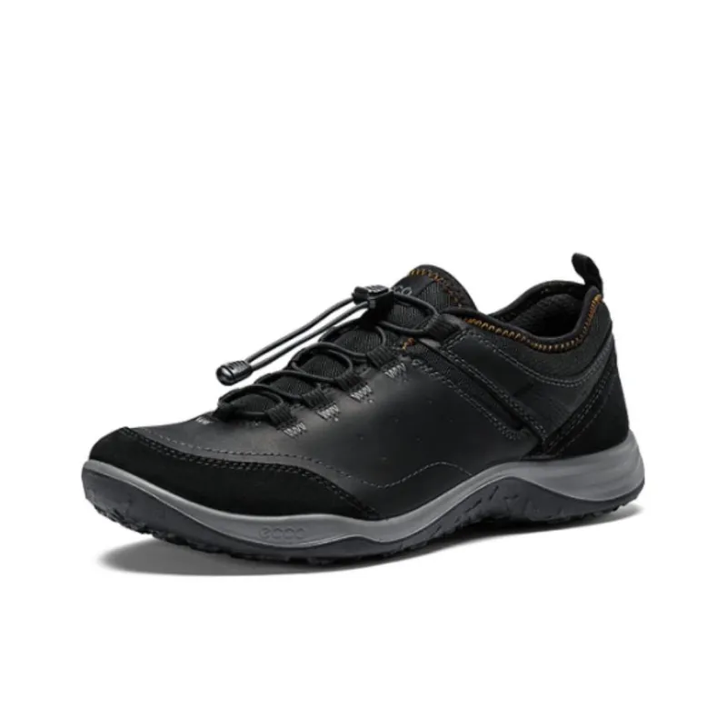 Ecco Low Top Casual Shoes Men's Black-1