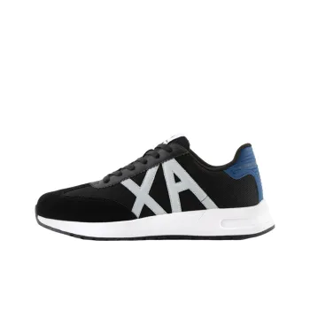 ARMANI EXCHANGEAE Low Top Casual Shoes Men's Black White Blue
