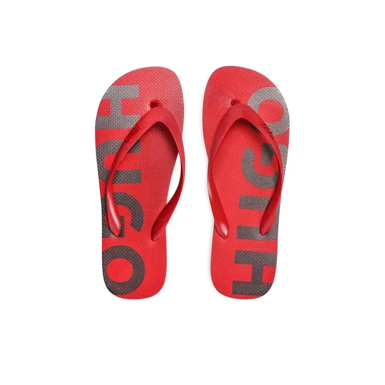 HUGO BOSS Slip Resistant Flip Flops Men's Red-3