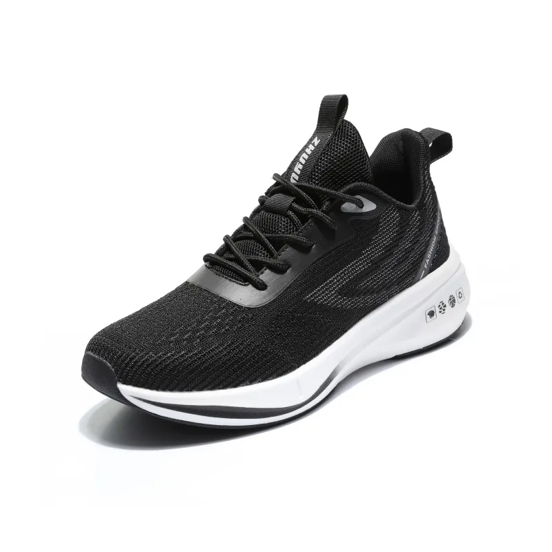 GERTOP Running Shoes Men Low Top Black Red, Black White, Blue, Gray, White-6