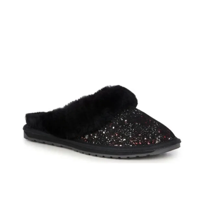 EMU Australia Wrap-toe Slippers Women's Black-2