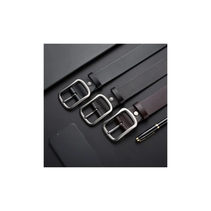 CARTELO Cow Leather Belts Men's Width 3.8CM-4