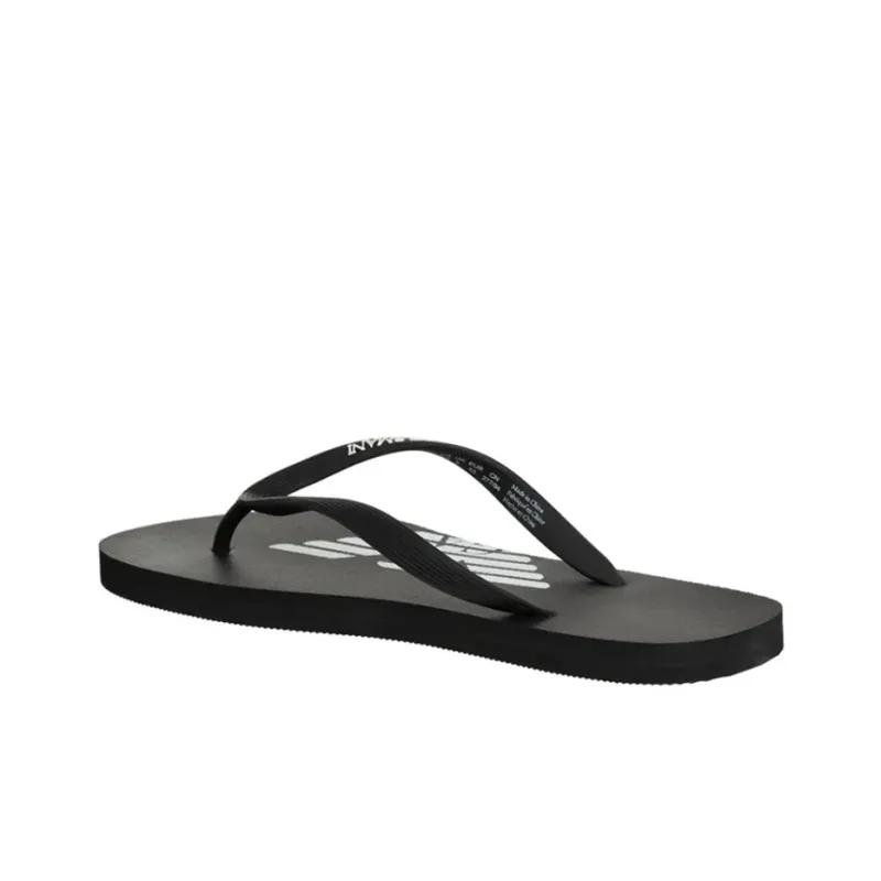 EMPORIO ARMANI Stylish Sandal Men's Black-3