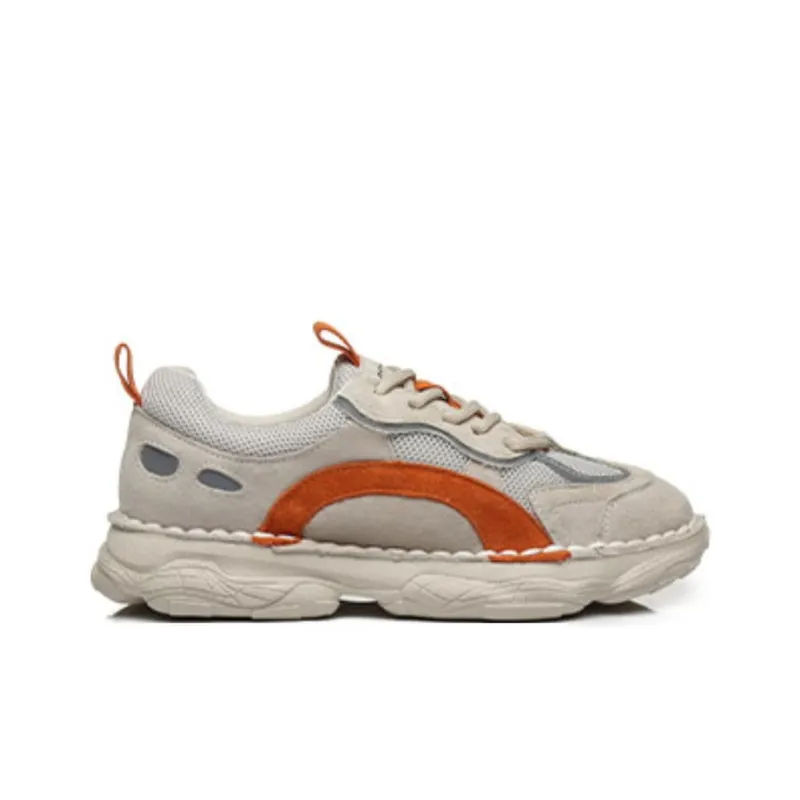 TARRAMARRA Chunky Sneakers Women's Low Top Gray Green/Gray Yellow/Gray Red-7