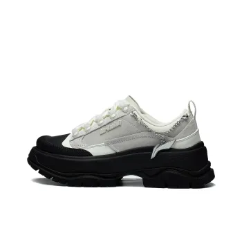 LiNing Anti Slip Wear Resistant Low Top Sports Casual Shoes Women's White Black