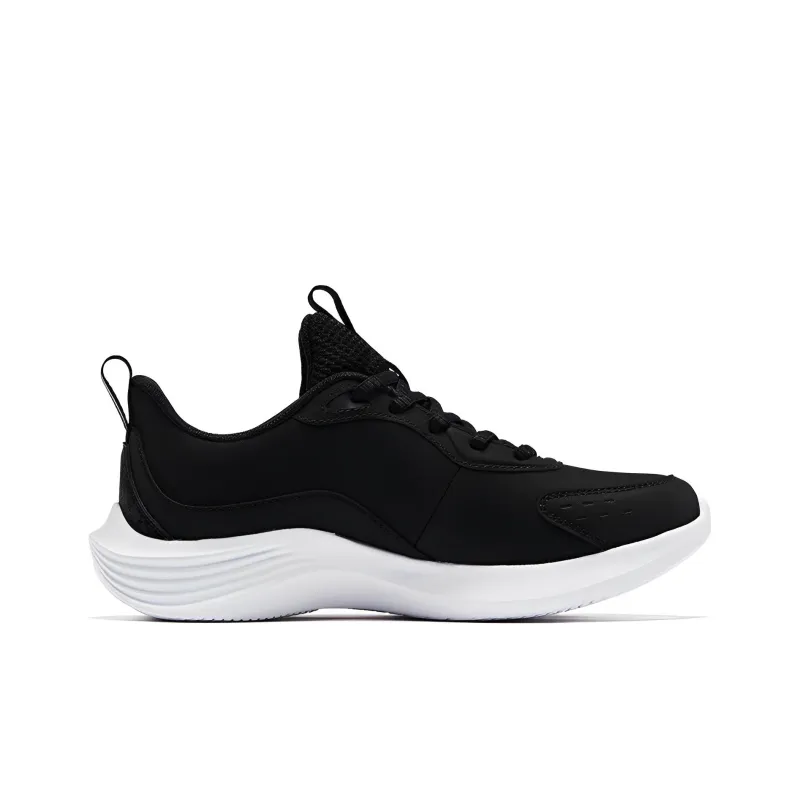 QIAODAN Cushioning Anti Slip And Wear Resistant Low Top Running Shoes Women's Black-1