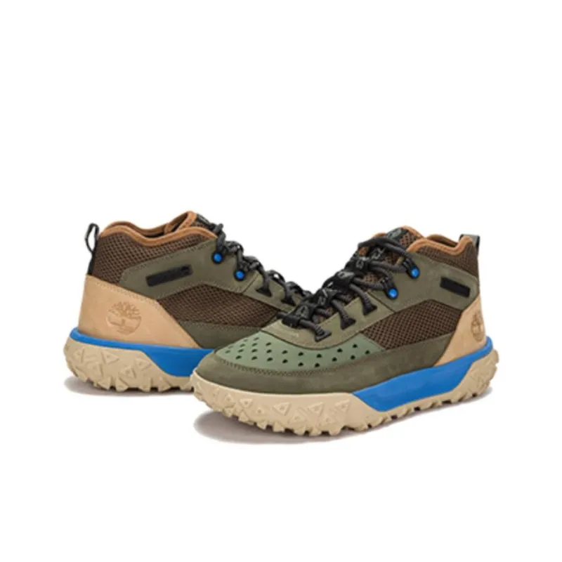 Timberland Greenstride Motion 6 Mid Lace Up Hiking Boots 'Deep Lichen Green'-3