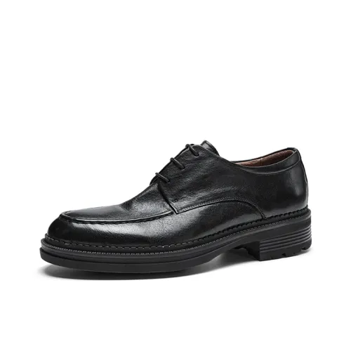 Hautton Jeans Dress Shoes Men Low-Top