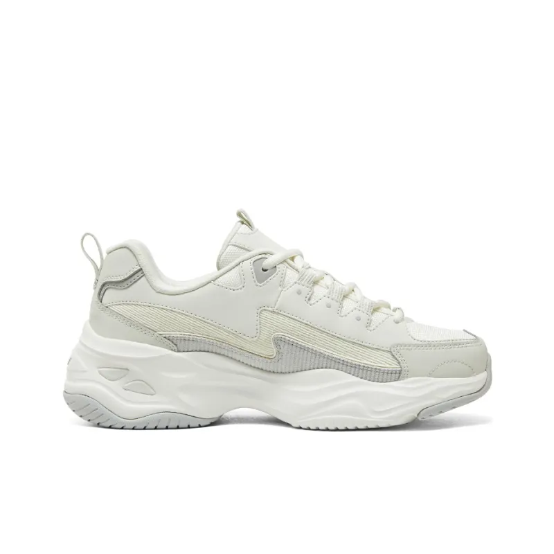 Skechers D'Lites 4.0 Shoes 'White Light Grey'-1