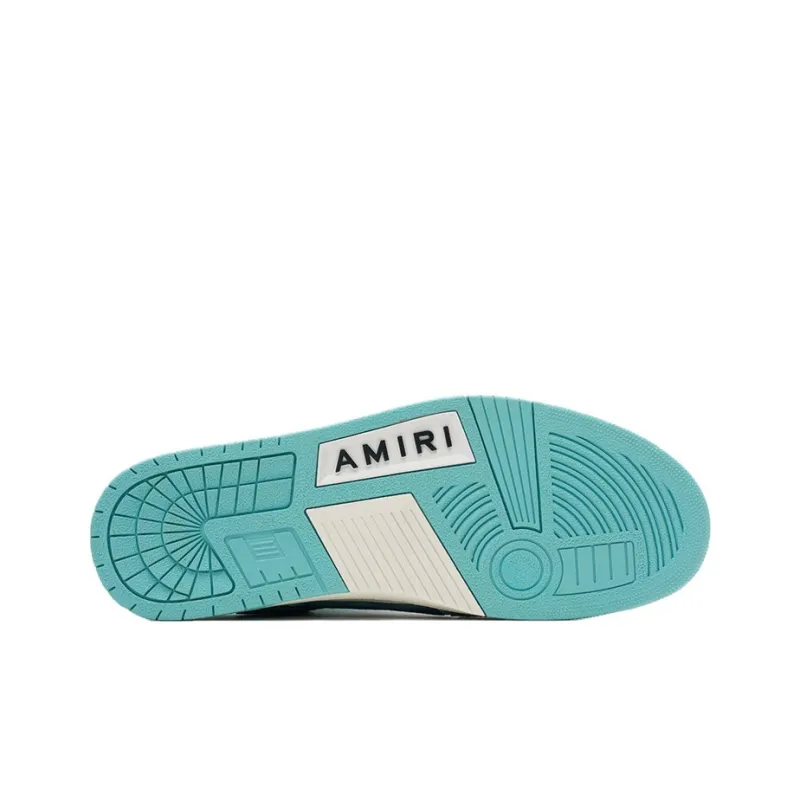 AMIRI Skel Top Low 'Teal Slate Blue'-4