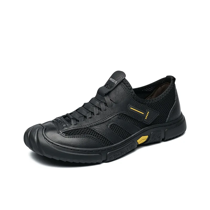 KAISER Low Top Casual Shoes Men's Black-0