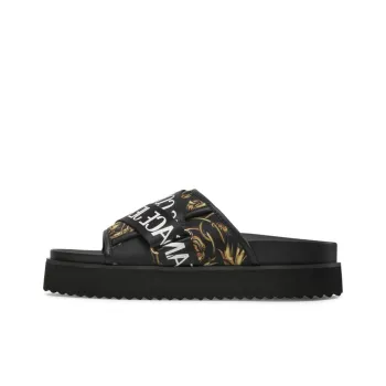 VERSACE JEANS Couture Stylish Sandal Men's Black