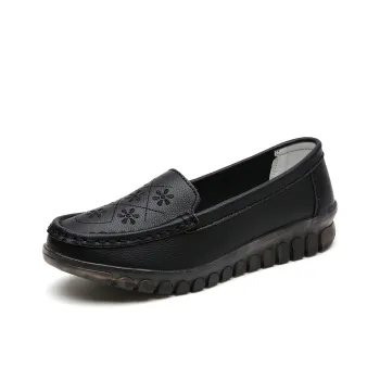 Reivantix Gommino Loafers Women's Black/Gray/Beige