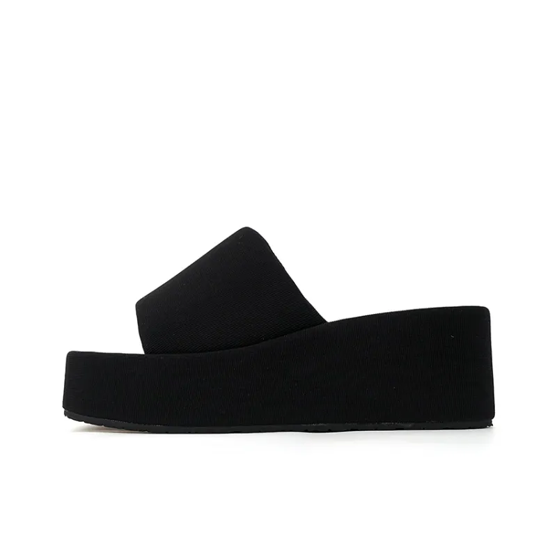 IN&IN Slide Slippers Women's Black/Blue-0