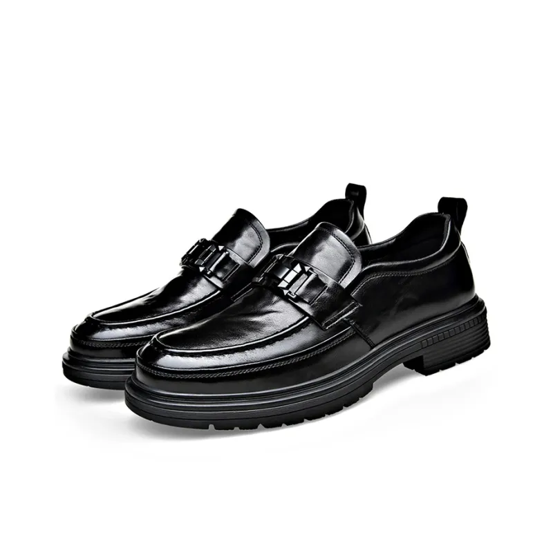YEDANI Loafers Men Low Top Black-2