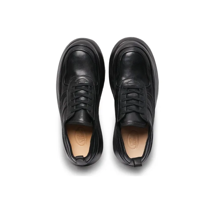 Viplander Low Top Skateboard Shoes 5cm Men's Black-3