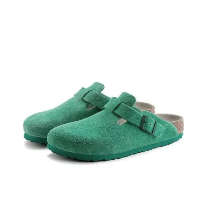 Birkenstock Boston Suede Bold Green-3