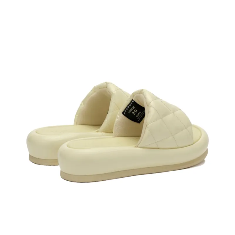 SMFK Stylish Sandals Women's Cream-1