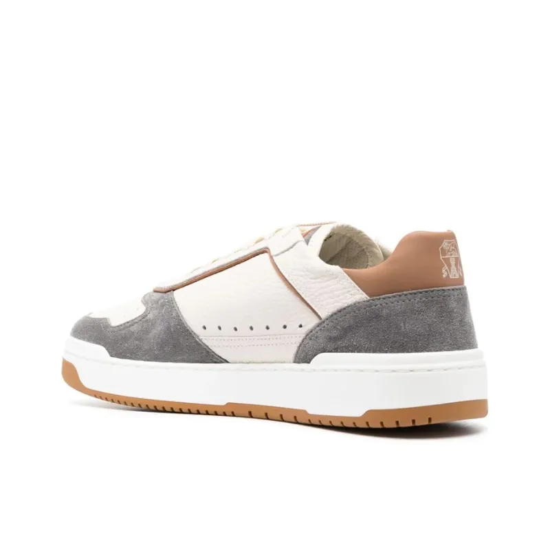 Brunello Cucinelli Color Block Low Top Sneakers-3