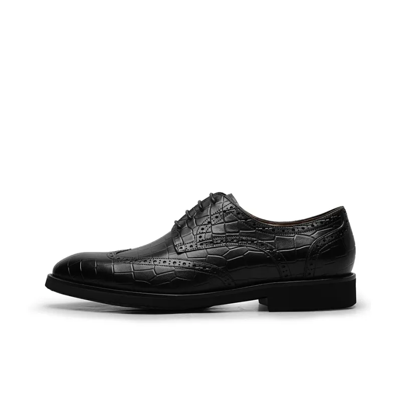 GOLDLION Dress Shoes Men's Black-1