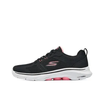 Skechers GO WALK 7 Cushioning Breathable Low Top Casual Running Shoes Women's Black