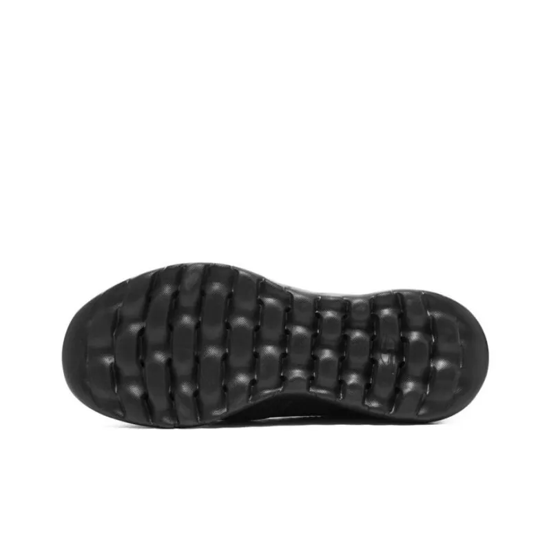 Skechers GO WALK Anti Slip Wear Resistant Low Top Casual Shoes Women's All Black-4