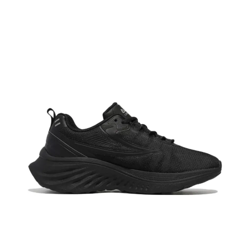 FILA Trazorus N3 Cushioned Slip Resistant Abrasion Resistant Breathable Low Top Casual Shoes Unisex Black Korean Style-1
