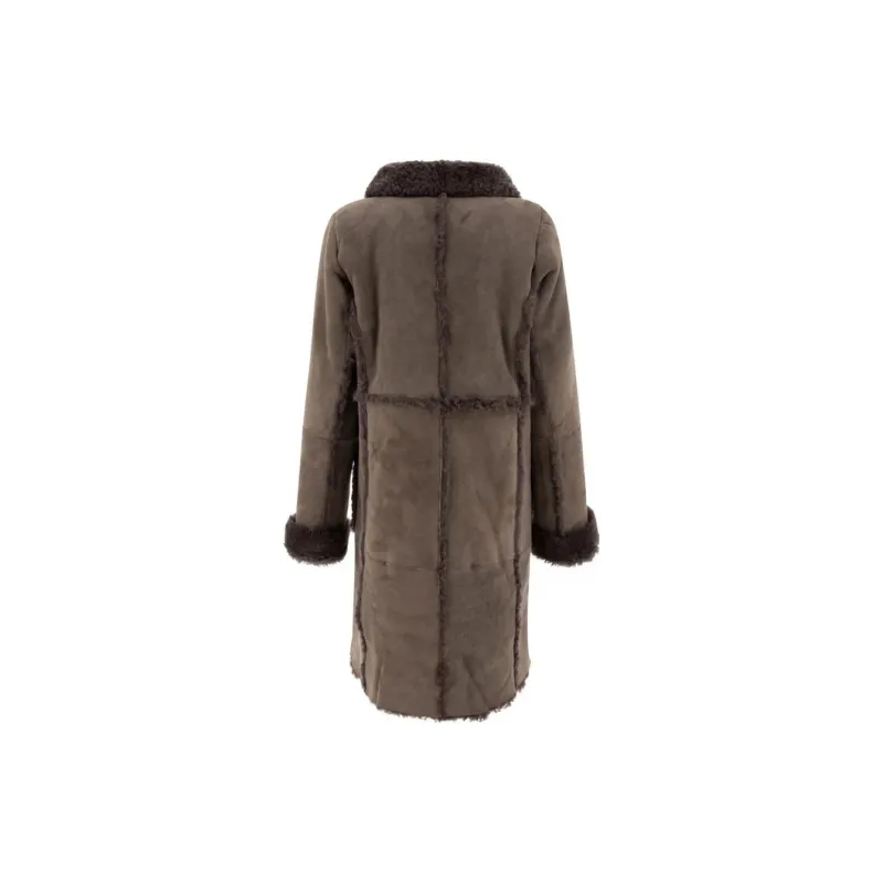 Saks Potts Coats Women's Brown-1