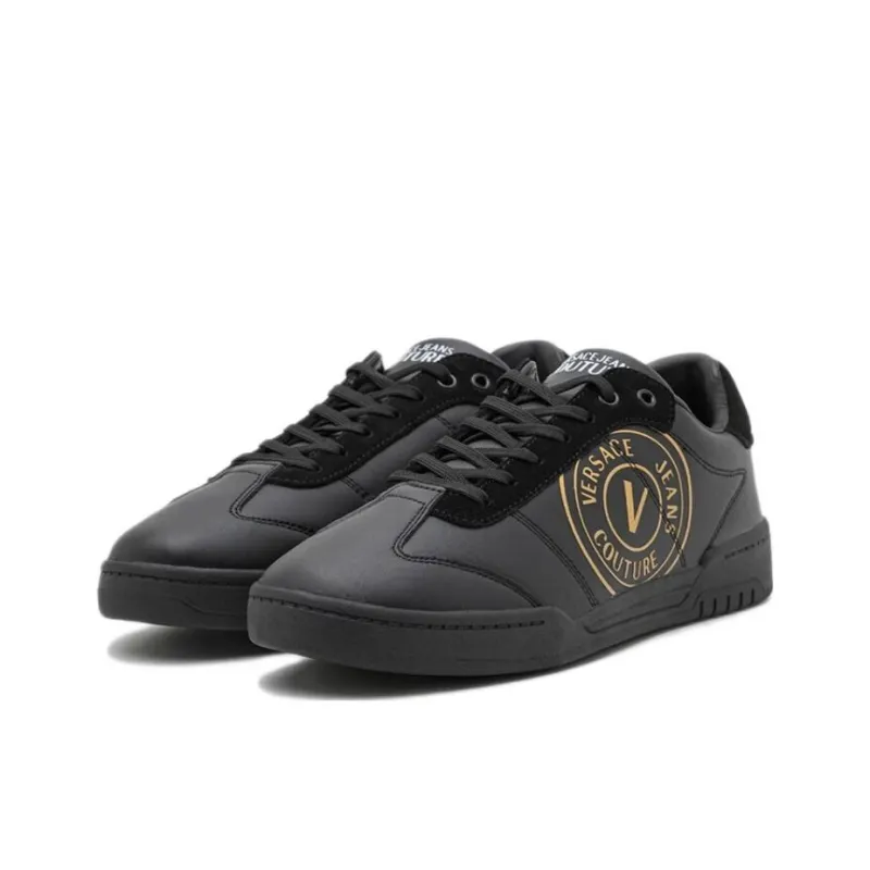 VERSACE JEANS Versace Stylish Skateboarding Shoes Men's Black-1
